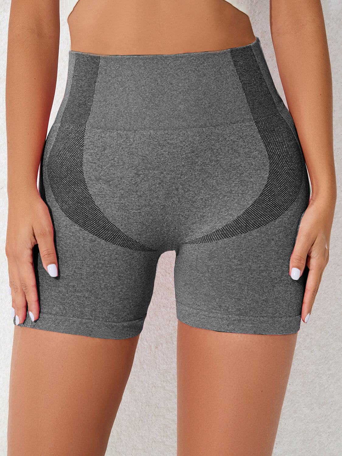 High Waist Active Shorts, NikkiandNaomi