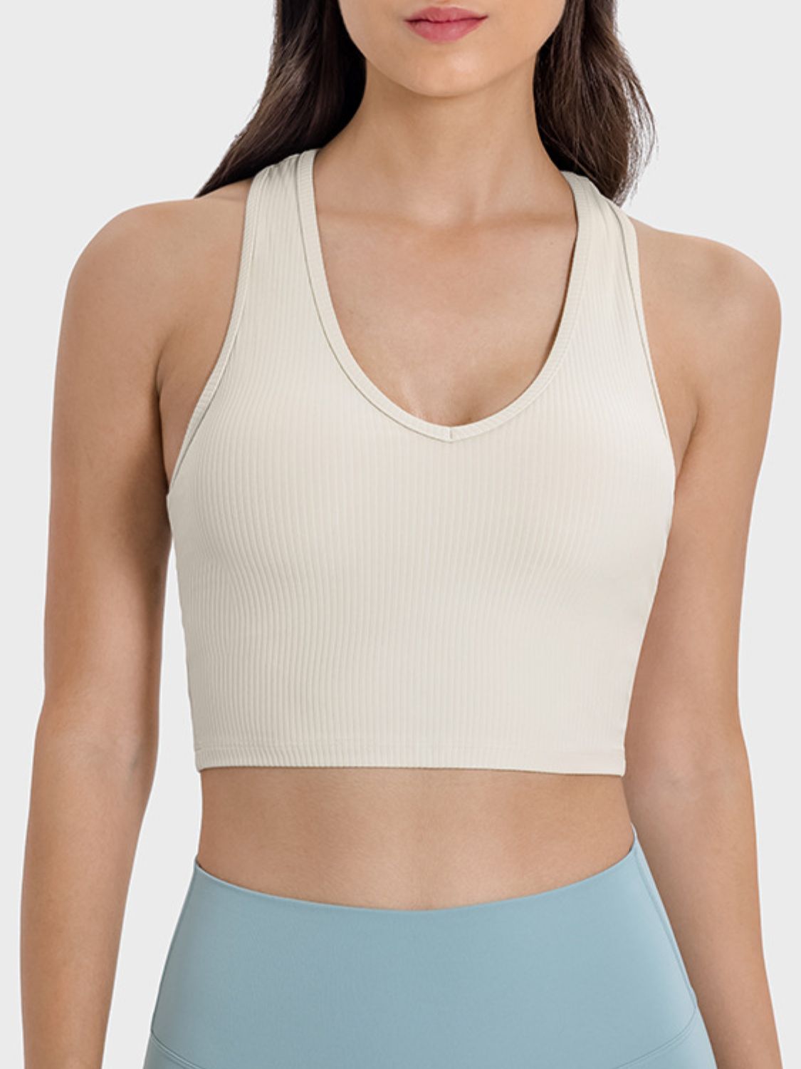 Millennia Scoop Neck Wide Strap Active Tank, NikkiandNaomi