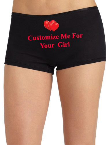 Cozy Waistband Boyshorts- Customize For Your Girl