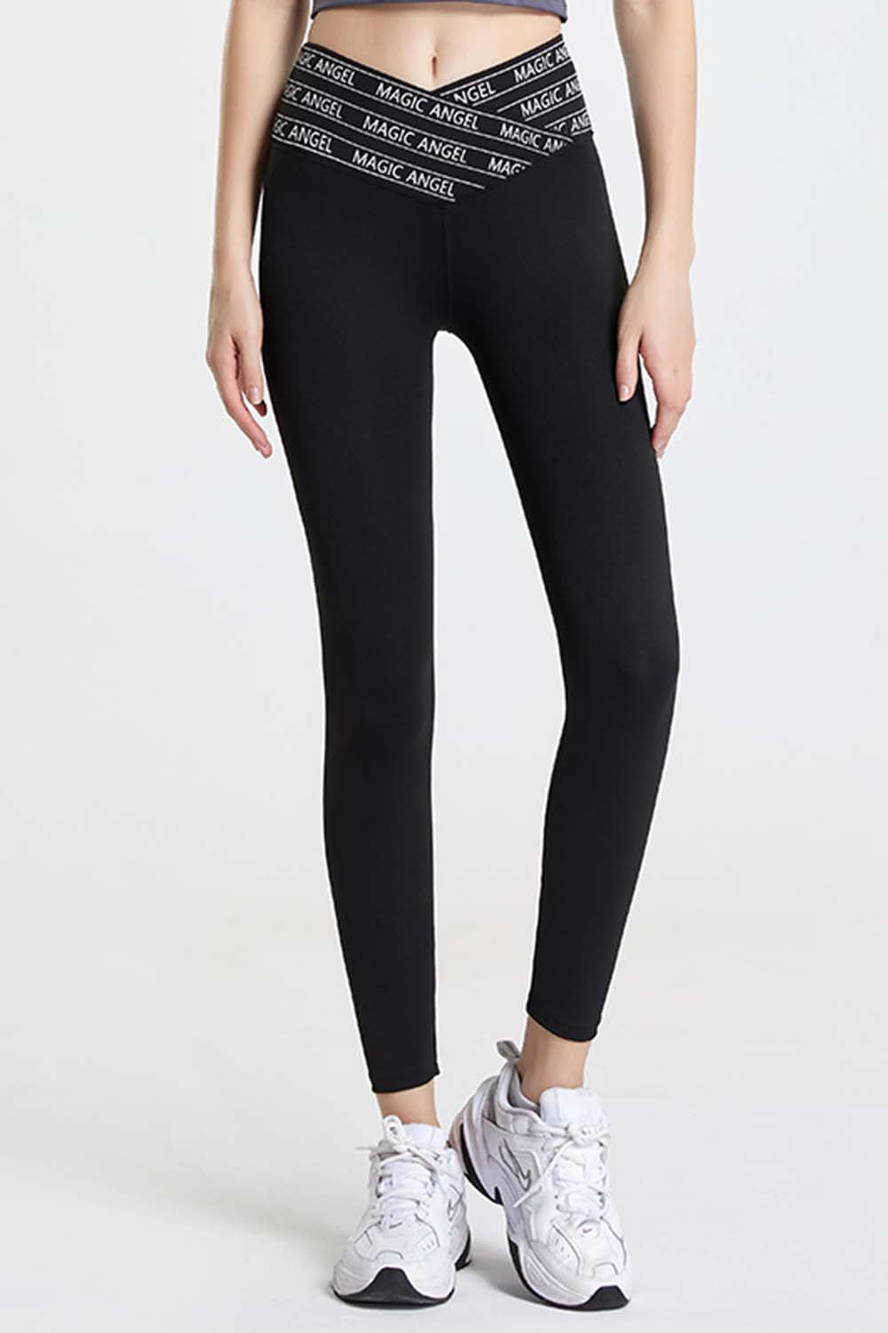 Wide Waistband Sports Pants, NikkiandNaomi