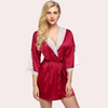 Women&#39;s Solid Finish Robe for Hot Nights