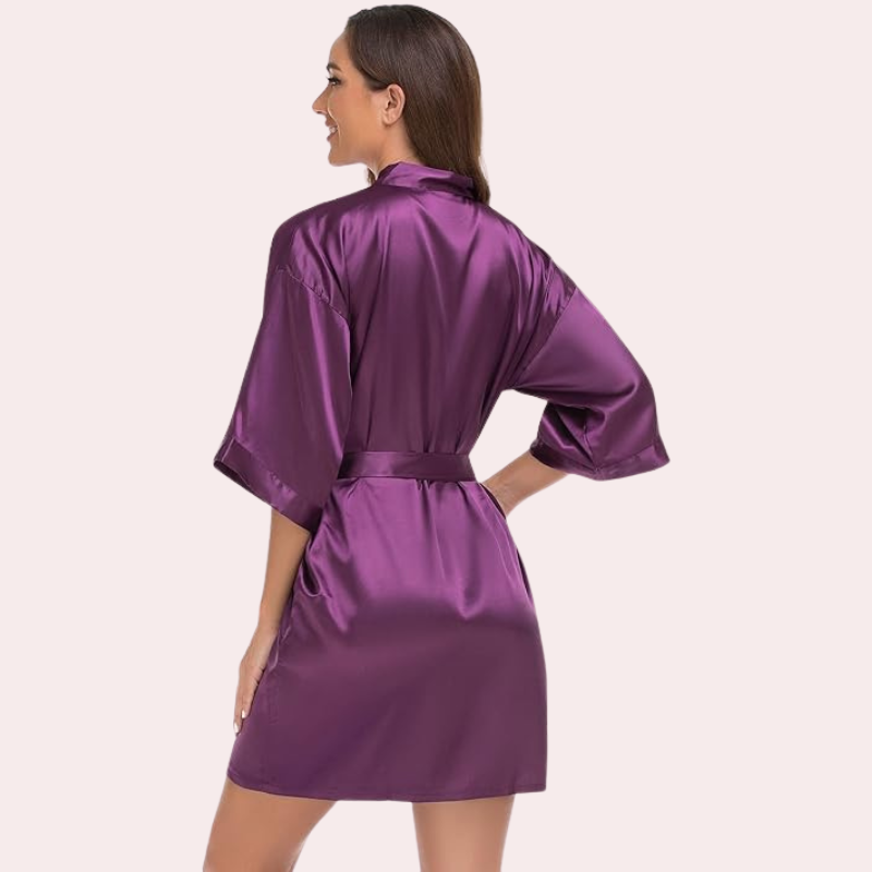 Lavish Silk Robe, Perfect for Evening Soirées