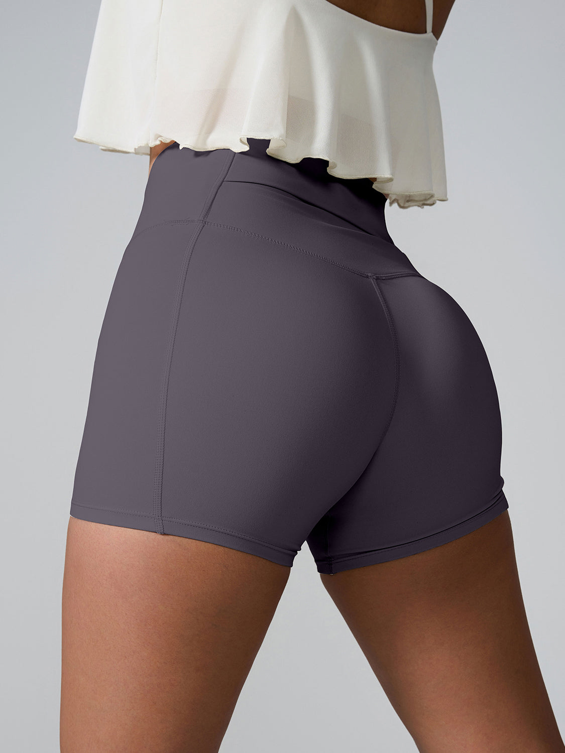 High Waist Active Shorts, NikkiandNaomi