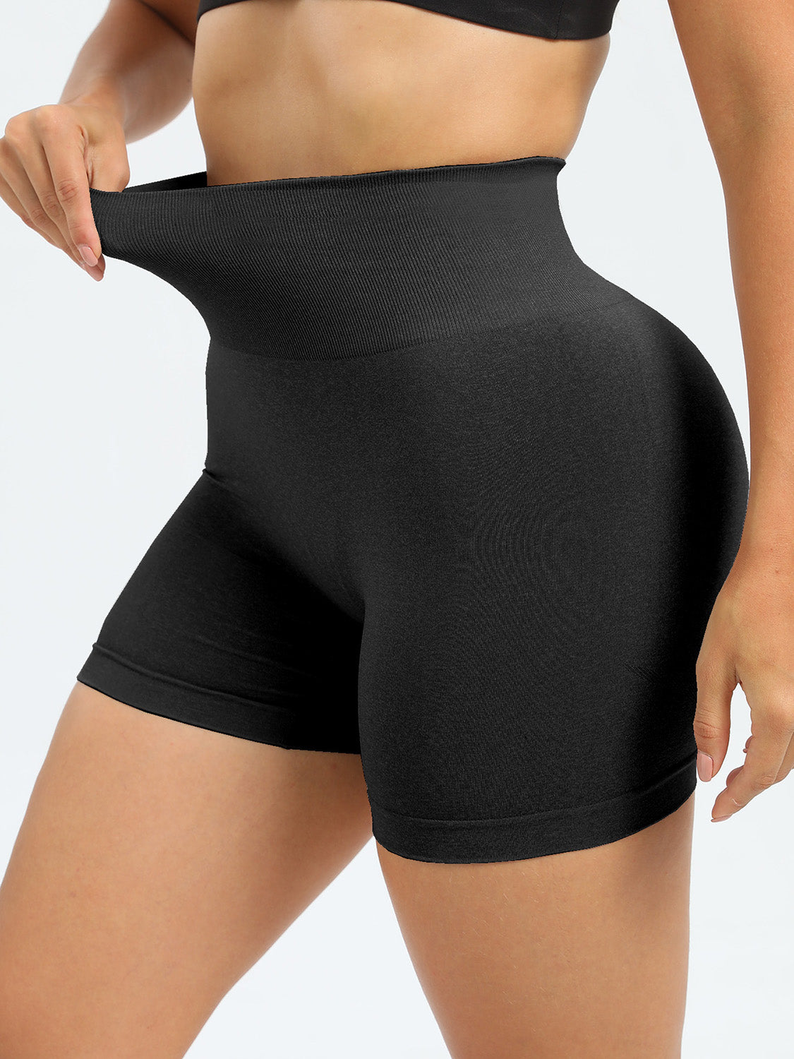 High Waist Active Shorts, NikkiandNaomi