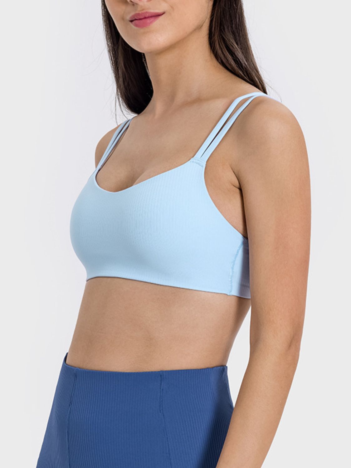 Millennia Scoop Neck Double Strap Active Cami, NikkiandNaomi