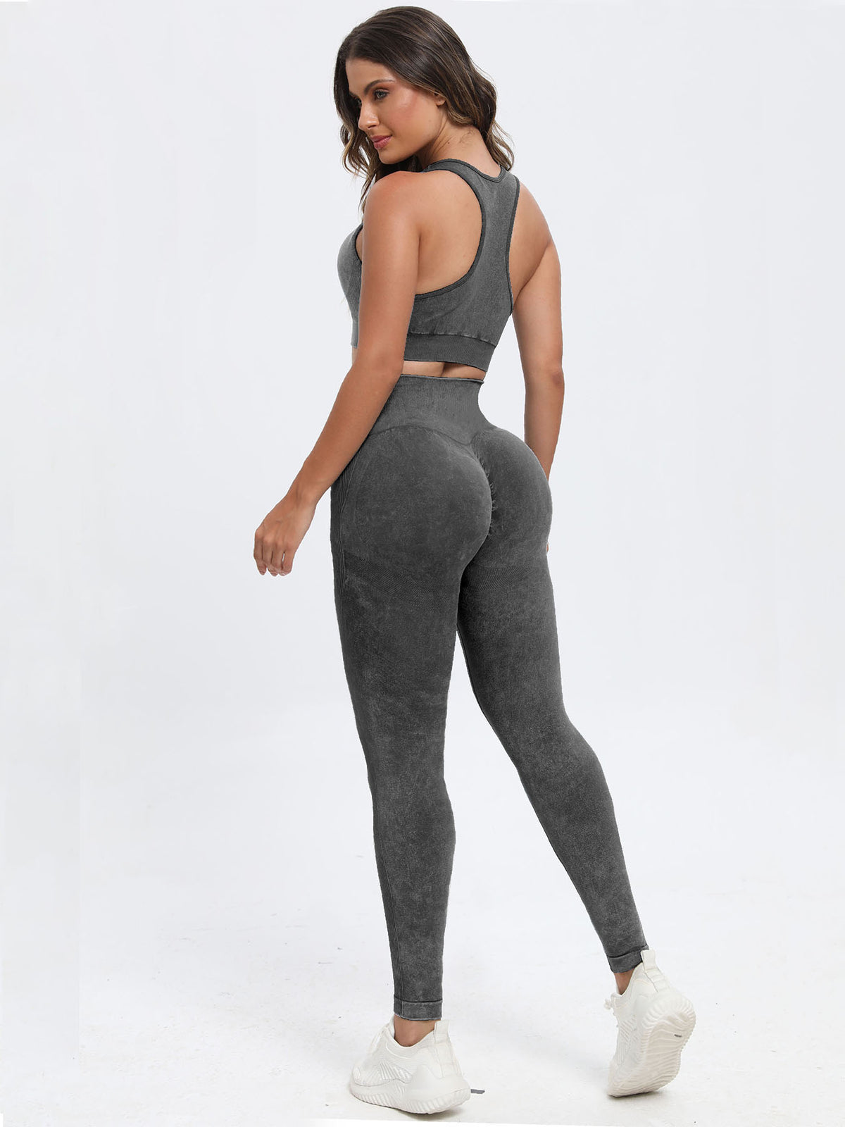 Scoop Neck Wide Strap Top and Pants Active Set, NikkiandNaomi