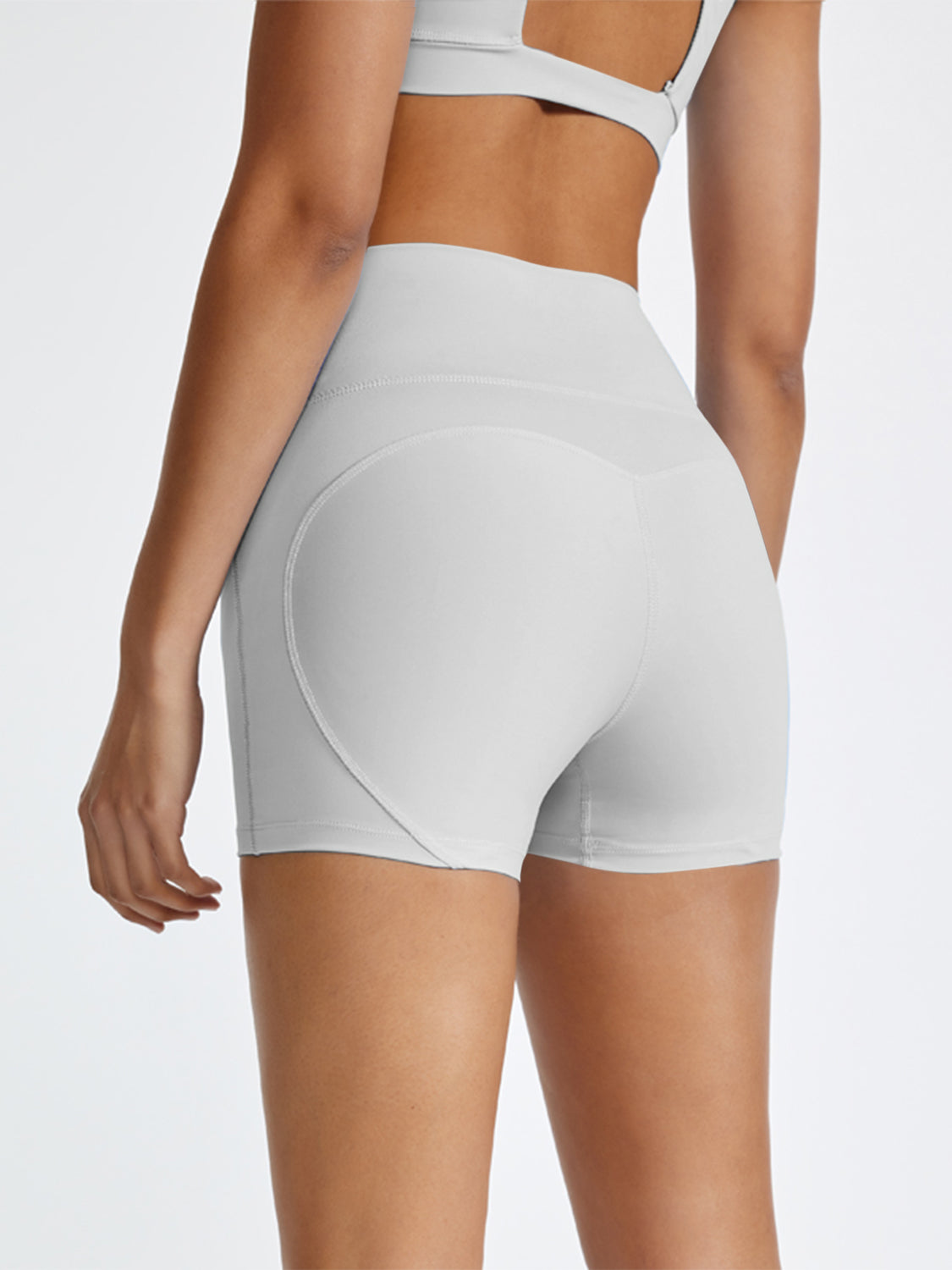 High Waist Active Shorts, NikkiandNaomi