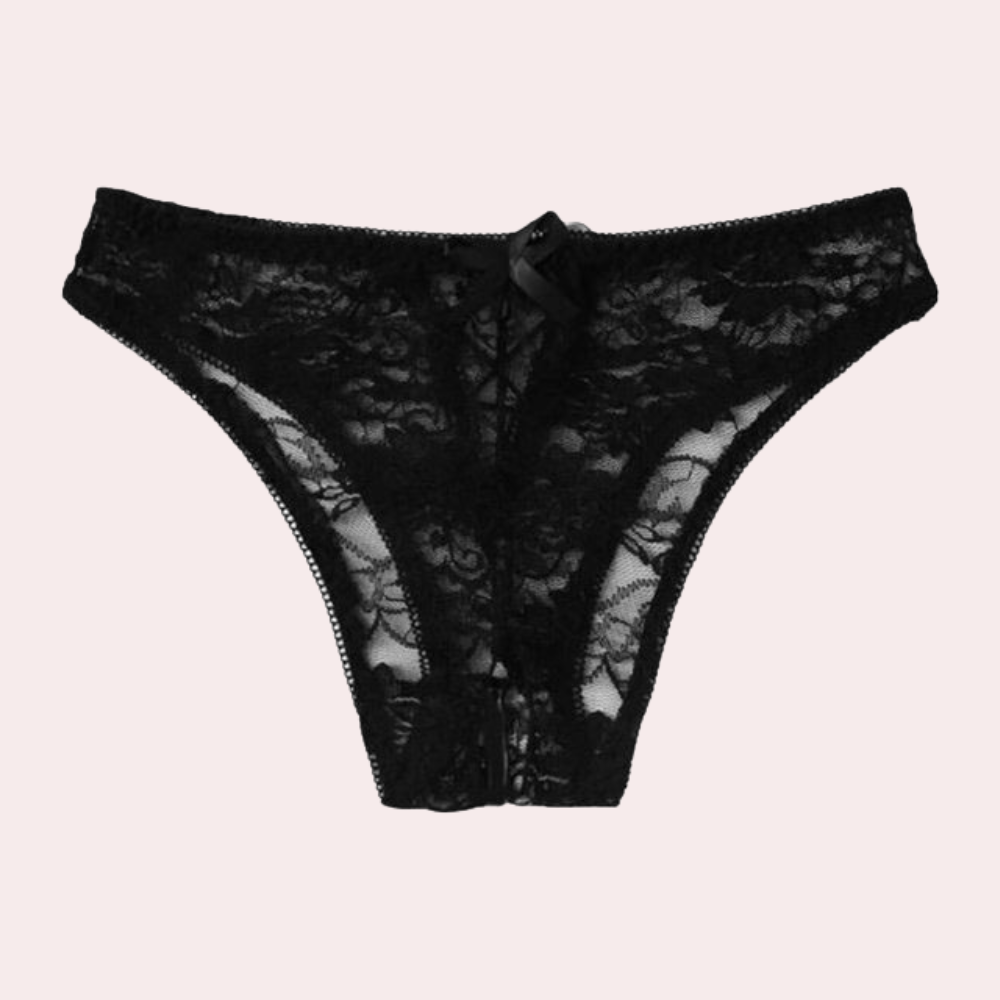 2 Pack Sexy Floral Lace Crotchless panty,,NikkiandNaomi