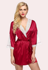 Women&#39;s Solid Finish Robe for Hot Nights